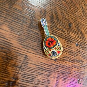 Colorful Floral Pendant